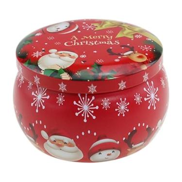 Imagem de Vela perfumada de Natal, jarra de lata, portátil, para viagem, cera de soja, caixa de presente (tipo y)