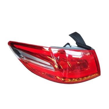 Imagem de Luz de freio, para-choque traseiro, lanternas traseiras, conjunto de luz traseira, lanterna traseira LED, compatível com Peugeot 408 2010 2011 2012 2013 (lado esquerdo, exterior de 2013)