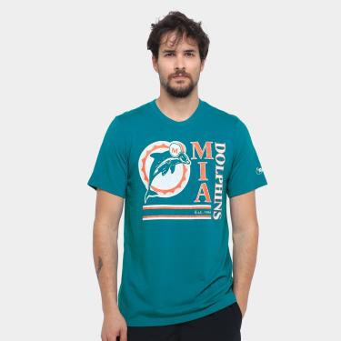 Imagem de Camiseta Nike NFL Miami Dolphins Triblend Logo Masculina-Masculino