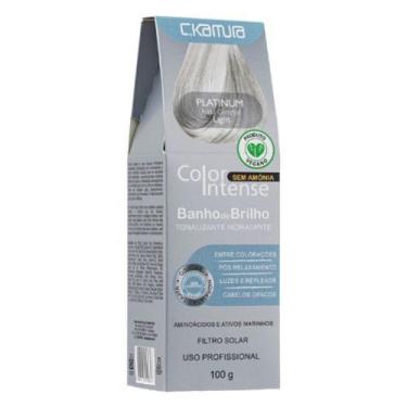 Imagem de Tonalizante Color Intense Platinum Ckamura Banho Brilho 100g
