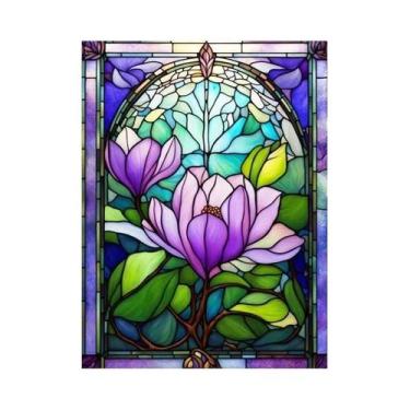 Imagem de Kit De Pintura Com Diamantes 5D DIY, Mosaico Redondo E Quadrado, Flor 