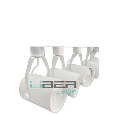 Imagem de Kit Trilho Eletrificado 1M Branco 4 Spot Par30 Led Amarela
