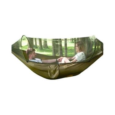 Imagem de Rede De Camping Para 2 Pessoas Com Mosquiteiro, Cama Suspensa Portátil