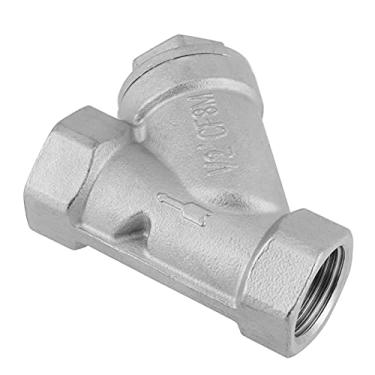 Imagem de Luqeeg Filtro y de Aço Inoxidável, Forte e Durável para água, Gás, 1/2 ", Bomba de Filtro de Rosca Pt para Equipamentos de Tubulação de Pequeno Diâmetro