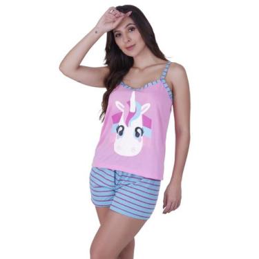 Imagem de Pijama Estampado Baby Doll - c11 BICHINHO CURTO - By Tina Modas, Unicó