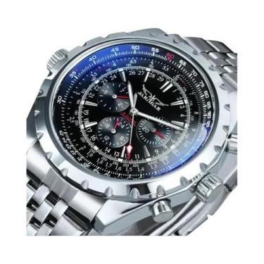 Imagem de Relógio Mecânico Automático Masculino 212 JARAGAR À Prova D'Água Em Aç