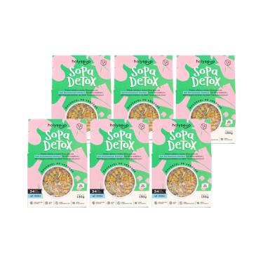 Imagem de Kit 6X: Sopa Detox Sem Glúten Holysoup 130g