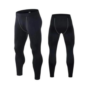 Imagem de Calças De Compressão Masculinas Para Corrida, Secagem Rápida, Treino F
