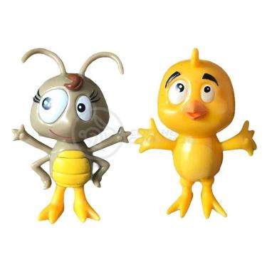 Imagem de Cartela 4 Bonecos Universo Infantil Galinha Pintadinha