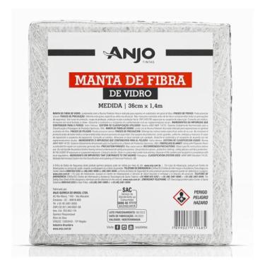 Imagem de Manta de Fibra de Vidro Anjo 0,5 M2 (36cm x 1,40cm)