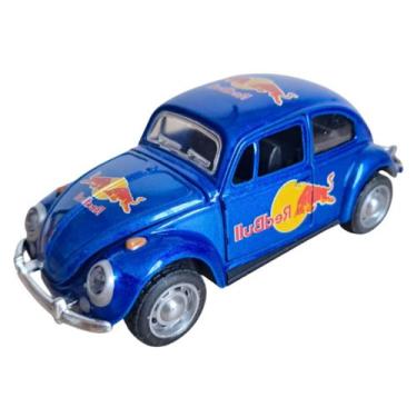 Imagem de Carrinho em Miniatura Fusca de Fricção Metal Colecionável - Dexin, Red