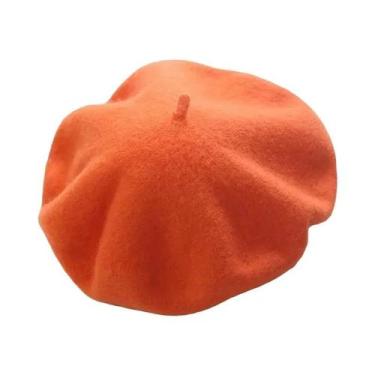 Imagem de Boina Feminina Vintage De Inverno, Chapéu Casual Quente De Outono Para