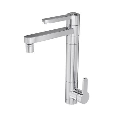 Imagem de Torneira Misturador Monocomando Deca Twin Click 2240.c.click Com Filtro De Bancada Cromada