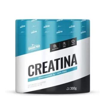 Imagem de Creatina Monohidratada 100% Pura (300g) Shark Pro, Sem Sabor, 300g