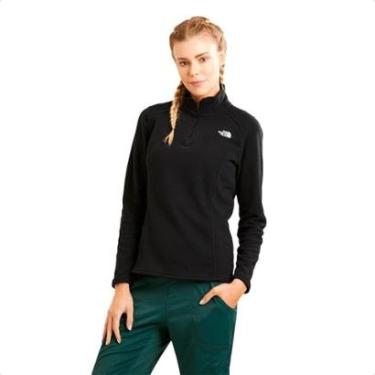 Imagem de Blusa The North Face Feminina TKA 100 Fleece Glacier 1/4 Zíper-Feminino