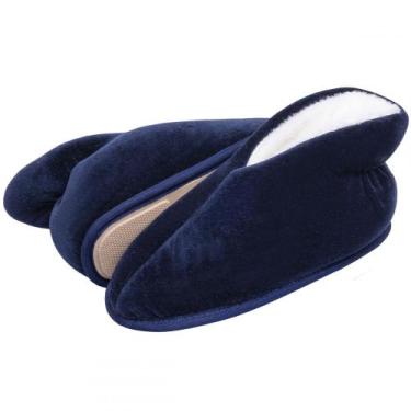 Imagem de Bota Flexível Infantil Push com Pelúcia - Marinho - 33/34 - Puff, Mari