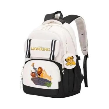Imagem de Mochila De Grande Capacidade Para Crianças Meninas, Tema Rei Leão, Bol