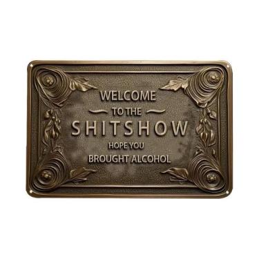 Imagem de Placa Decorativa De Metal Retrô Para Parede: Arte Visual Para Bares, C