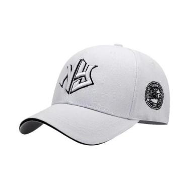 Imagem de Boné De Beisebol Bordado NY Hip Hop Skateboarding Proteção Solar Lazer