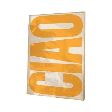 Imagem de Pôster Moderno OH HI OK Em Tela Para Decoração De Quarto, Estudo, Sala