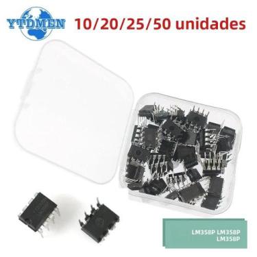 Imagem de 10-50 PCS LM358P Amplificador Operacional DIP8 LM358 IC Chip Kit Circu