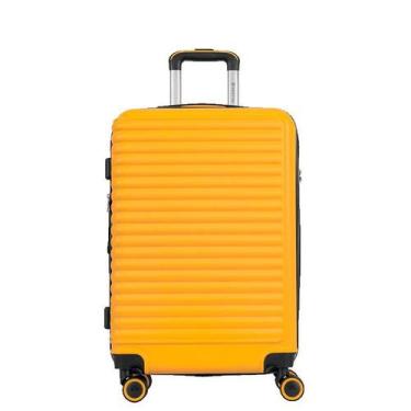 Imagem de Mala Média 23 Kg com Rodas 360 Racer - Amarelo, Amarelo