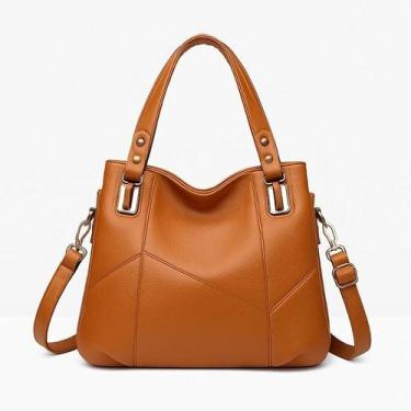 Imagem de Bolsa Feminina Tote Sacola Ombro Alça Transversal Casual Fashion - Mul