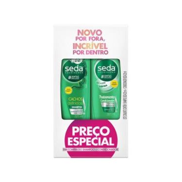 Imagem de Shampoo e Condicionador Seda Cocriações - Cachos Definidos, 325ml + 32