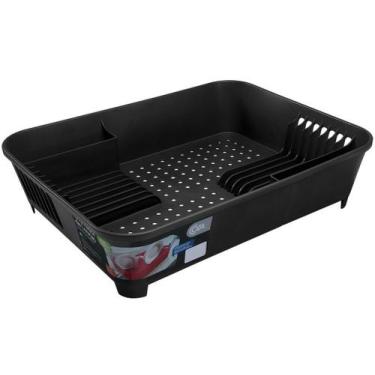 Imagem de Escorredor Louça Pratos Talheres Copos Pia Cozinha Bancada Basic - 108