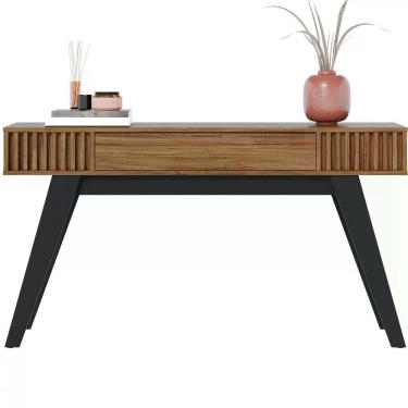 Imagem de Aparador Para Sala Com Gaveta Riveira Noce Milano