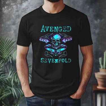 Imagem de Camiseta Avenged Sevenfold 100% Algodao Personalizada 4 - Estamparia &