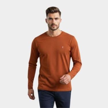 Imagem de Camiseta Masculina Viscose Elastano Toque Macio Geladinho Manga Longa Viscolycra Medson-Masculino