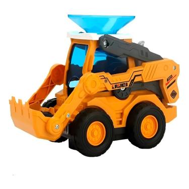 Imagem de Mini Retroescavadeira Carrinho Brinquedo Criança Diversão