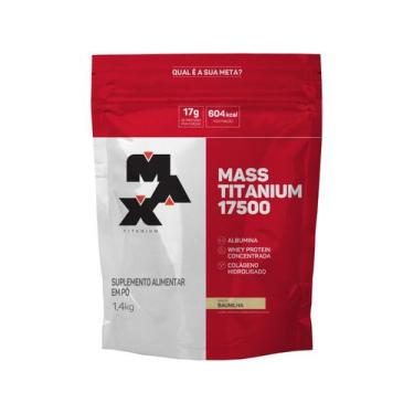 Imagem de Mass Titanium 17500 - 1400g Refil Baunilha - Max Titanium, 1, 1,4kg, B
