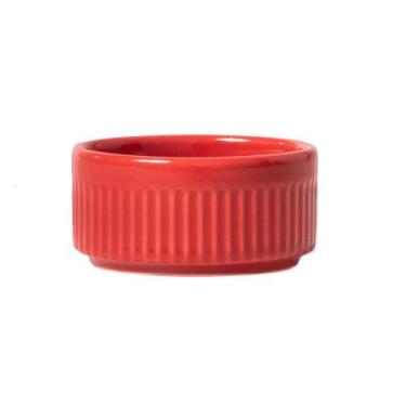 Imagem de Ramekin Refratário 9 cm Vermelho com 130 Ml Porcelana - Germer Porcela