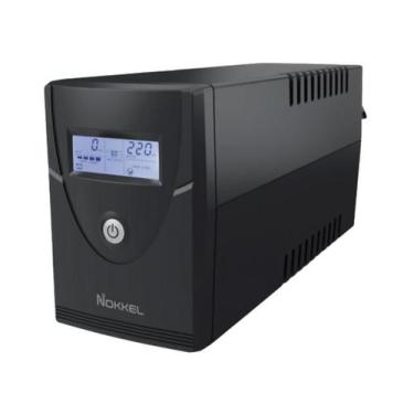 Imagem de Nobreak Nokkel 600VA, entrada e saída 220V, com display LCD, 4 tomadas