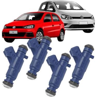 Imagem de Kit 4 Bico Injetor Polo Fox Voyage Gol Saveiro 1.6 Flex - HD