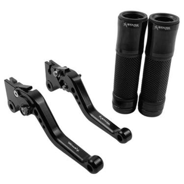 Imagem de Kit Manete Manopla Esportivo Ttan Fan Start Cargo a lona Pop 100 110 -