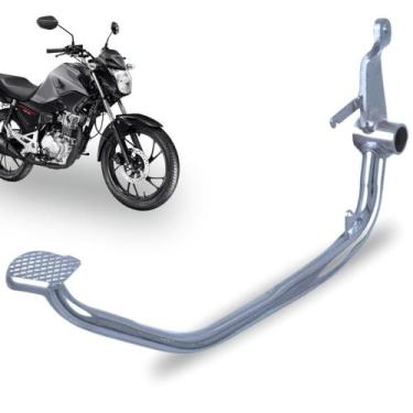 Imagem de Pedal Freio Cromado Honda Cg Fan Titan Start 160 2014 A 2025 - Cromofo