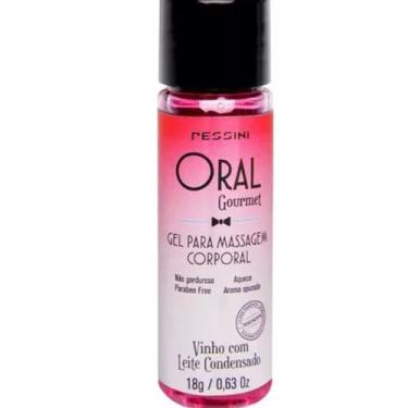 Imagem de Mini Oral Gourmet Sabor No Amor 18g Sabor Vinho com Leite Condensado -