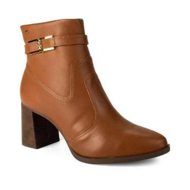 Imagem de Bota Dakota Cano Curto Feminina - Marrom - 37, Marrom, 37