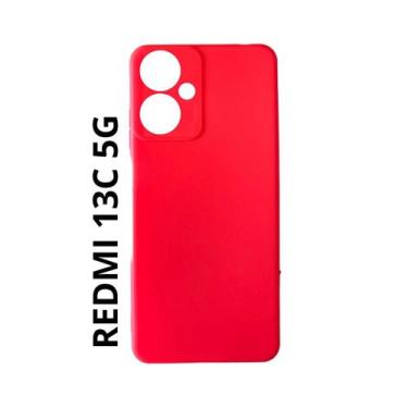 Imagem de Capa Case Aveludada Compatível Para Xiaomi Redmi 13c 5G - DB, Pink