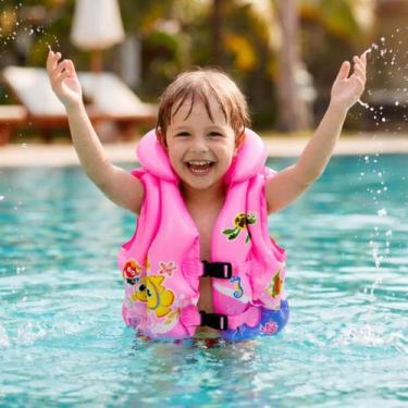 Imagem de Boias Infantil Colete Salva Vidas Inflável Piscina Praia lagos Verao F