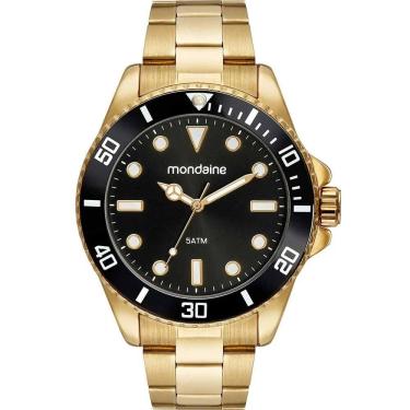 Imagem de Relógio Mondaine Masculino Social Dourado - 32549GPMVDE2