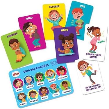 Imagem de Jogo Aprendendo Expressões Que Emoção Infantil Elka