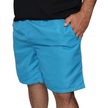 Imagem de Short Tactel Masculino Colorido Bermuda Lisa - Repelique, GG, Azul