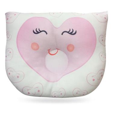 Imagem de Travesseiro Infantil Anatômico Modelador Para Bebê Kwi Kids, Coração R