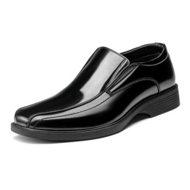 Imagem de Mocassim Masculino Bruno Marc Bico Quadrado Preto 7.5