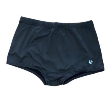 Imagem de Sunga de Praia Masculina Lisa Estampada Adulto Per Lui, Cinza, P