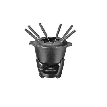 Imagem de Fondue 6 Garfos Preto 1.2L Ferro Fundido - Fumil